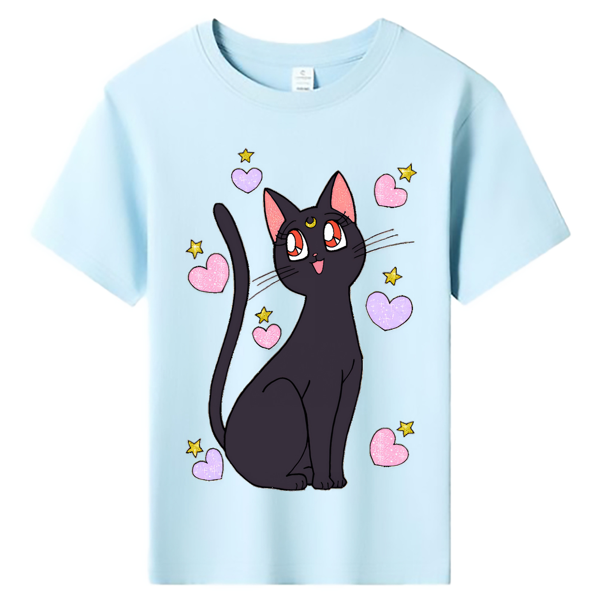 （画像用） 美少女戦士セーラームーン Sailor Moon 綿100％キッズTシャツ（フロントプリント）